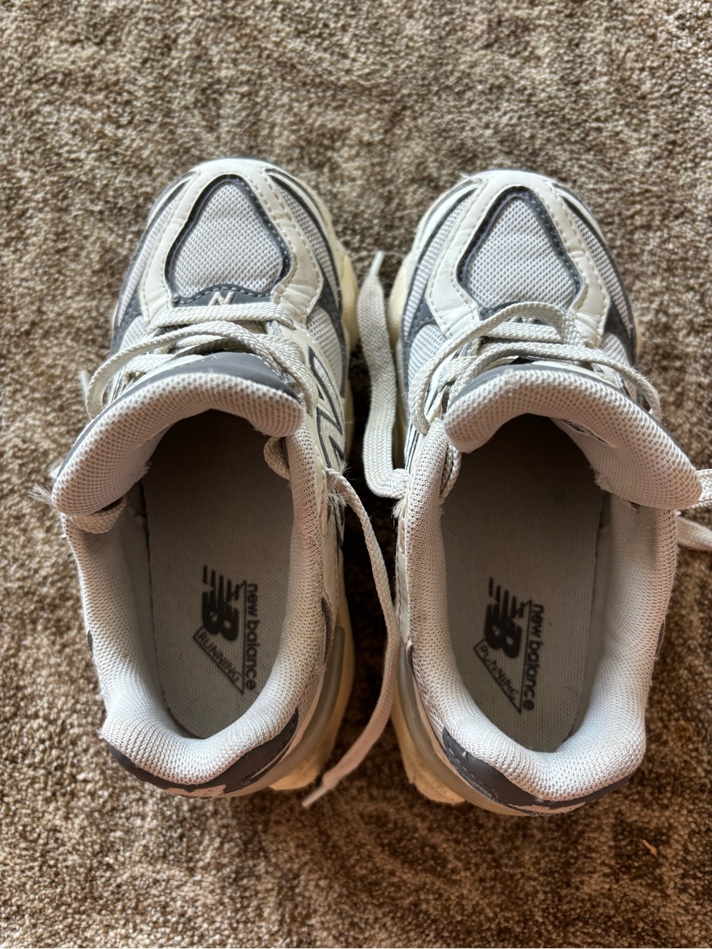 Kids White and Gray 9060 new balance!! - Picture 8 of 10